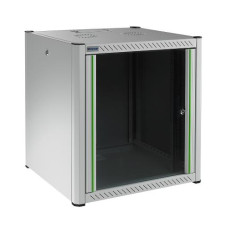 Mirsan 19 inch wandpatchkast 12U lichtgrijs met uitneembare zijpanelen